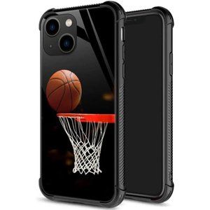Compatible with iPhone 14 Case, Basketball iPhone 14 (6.1-inch) Cases for Men